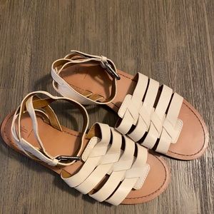Frye Bone Leather Gladiator Sandals - Like New!!